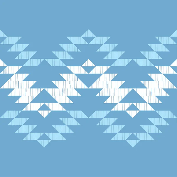 民族博霍无缝模式 织物上的刺绣 拼接纹理 传统装饰品 部落模式 民间主题 可用于壁纸 纺织品 — 图库矢量图片