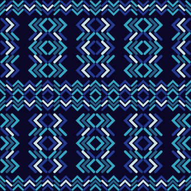 Etnik Boho Dikişsiz desen. Dantel. Kumaş üzerine nakış. Patchwork dokusu. Dokuma. Geleneksel süs. Kabile deseni. Halk motif. Duvar kağıdı, tekstil, sarma, Web için kullanılabilir.