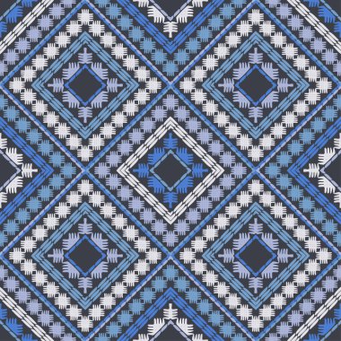 Etnik Boho Dikişsiz desen. Dantel. Kumaş üzerine nakış. Patchwork dokusu. Dokuma. Geleneksel süs. Kabile deseni. Halk motif. Duvar kağıdı, tekstil, sarma, Web için kullanılabilir.