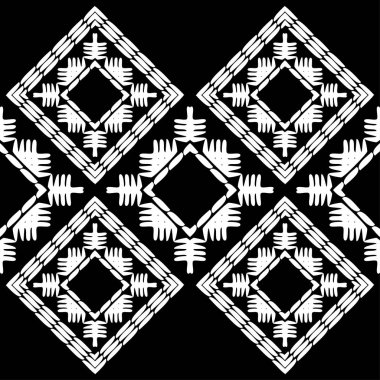 Etnik Boho Dikişsiz desen. Dantel. Kumaş üzerine nakış. Patchwork dokusu. Dokuma. Geleneksel süs. Kabile deseni. Halk motif. Duvar kağıdı, tekstil, sarma, Web için kullanılabilir.