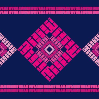 Etnik Boho Dikişsiz desen. Dantel. Kumaş üzerine nakış. Patchwork dokusu. Dokuma. Geleneksel süs. Kabile deseni. Halk motif. Duvar kağıdı, tekstil, sarma, Web için kullanılabilir.