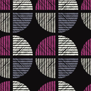 Etnik Boho Dikişsiz desen. Dantel. Kumaş üzerine nakış. Patchwork dokusu. Dokuma. Geleneksel süs. Kabile deseni. Halk motif. Duvar kağıdı, tekstil, sarma, Web için kullanılabilir.