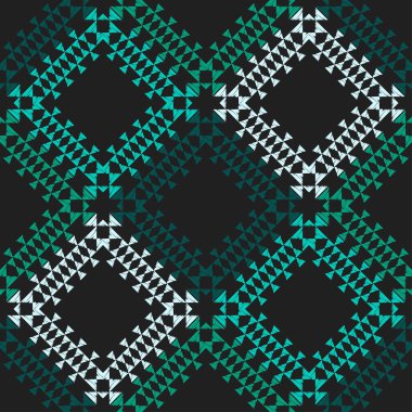 Etnik Boho Dikişsiz desen. Dantel. Kumaş üzerine nakış. Patchwork dokusu. Dokuma. Geleneksel süs. Kabile deseni. Halk motif. Duvar kağıdı, tekstil, sarma, Web için kullanılabilir.