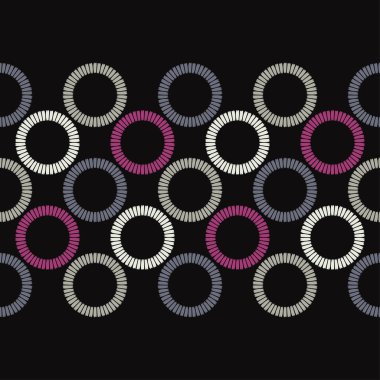 Polka noktalar Dikişsiz desen. Etnik figürlerin mozaiği. Desenli doku. Geometrik arka plan. Duvar kağıdı, tekstil, davet kartı, sarma, Web sayfası arka plan için kullanılabilir.