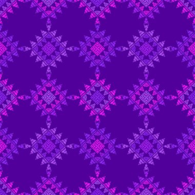 Etnik Boho Dikişsiz desen. Dantel. Kumaş üzerine nakış. Patchwork dokusu. Dokuma. Geleneksel süs. Kabile deseni. Halk motif. Duvar kağıdı, tekstil, sarma, Web için kullanılabilir.