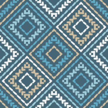 Etnik Boho Dikişsiz desen. Dantel. Kumaş üzerine nakış. Patchwork dokusu. Dokuma. Geleneksel süs. Kabile deseni. Halk motif. Duvar kağıdı, tekstil, sarma, Web için kullanılabilir. 