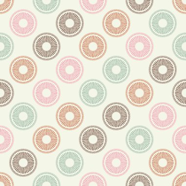 Polka noktalar Dikişsiz desen. Etnik figürlerin mozaiği. Desenli doku. Geometrik arka plan. Duvar kağıdı, tekstil, davet kartı, sarma, Web sayfası arka plan için kullanılabilir.