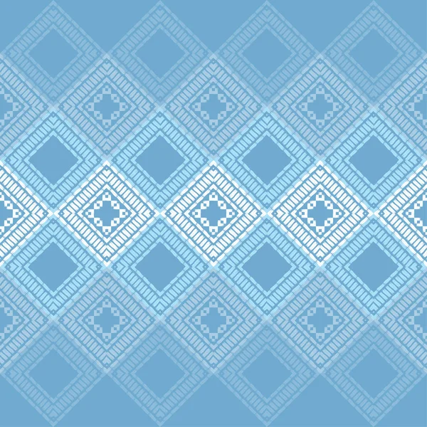 Patrón Étnico Boho Sin Costuras Encaje Bordado Tela Textura Patchwork — Vector de stock