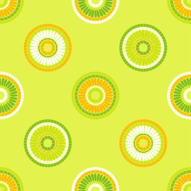 Polka noktalar Dikişsiz desen. Etnik figürlerin mozaiği. Desenli doku. Geometrik arka plan. Duvar kağıdı, tekstil, davet kartı, sarma, Web sayfası arka plan için kullanılabilir.