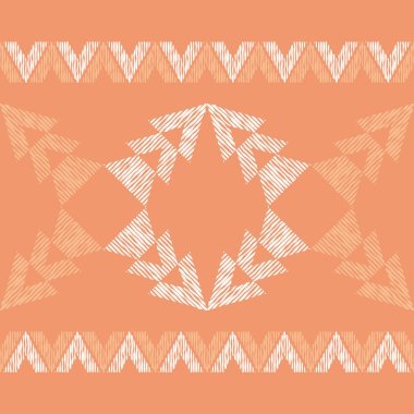 Etnik Boho Dikişsiz desen. Dantel. Kumaş üzerine nakış. Patchwork dokusu. Dokuma. Geleneksel süs. Kabile deseni. Halk motif. Duvar kağıdı, tekstil, sarma, Web için kullanılabilir. 