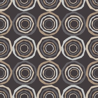 Polka noktalar Dikişsiz desen. Etnik figürlerin mozaiği. Desenli doku. Geometrik arka plan. Duvar kağıdı, tekstil, davet kartı, sarma, Web sayfası arka plan için kullanılabilir.