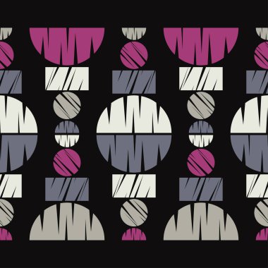 Etnik Boho Dikişsiz desen. Dantel. Kumaş üzerine nakış. Patchwork dokusu. Dokuma. Geleneksel süs. Kabile deseni. Halk motif. Duvar kağıdı, tekstil, sarma, Web için kullanılabilir. 