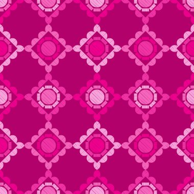 Polka noktalar Dikişsiz desen. Etnik figürlerin mozaiği. Desenli doku. Geometrik arka plan. Duvar kağıdı, tekstil, davet kartı, sarma, Web sayfası arka plan için kullanılabilir.