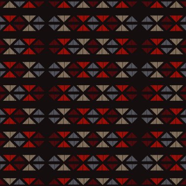 Etnik Boho Dikişsiz desen. Dantel. Kumaş üzerine nakış. Patchwork dokusu. Dokuma. Geleneksel süs. Kabile deseni. Halk motif. Duvar kağıdı, tekstil, sarma, Web için kullanılabilir. 