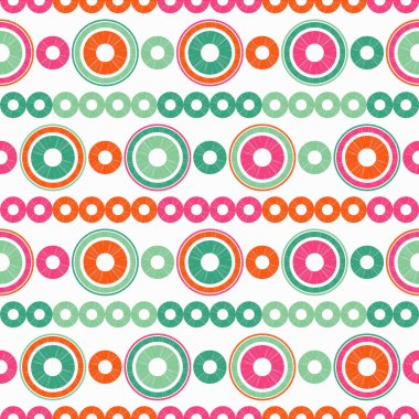 Polka noktalar Dikişsiz desen. Etnik figürlerin mozaiği. Desenli doku. Geometrik arka plan. Duvar kağıdı, tekstil, davet kartı, sarma, Web sayfası arka plan için kullanılabilir.