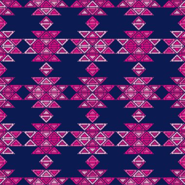 Etnik Boho Dikişsiz desen. Dantel. Kumaş üzerine nakış. Patchwork dokusu. Dokuma. Geleneksel süs. Kabile deseni. Halk motif. Duvar kağıdı, tekstil, sarma, Web için kullanılabilir. 