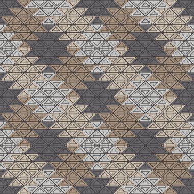 Etnik Boho Dikişsiz desen. Dantel. Kumaş üzerine nakış. Patchwork dokusu. Dokuma. Geleneksel süs. Kabile deseni. Halk motif. Duvar kağıdı, tekstil, sarma, Web için kullanılabilir. 