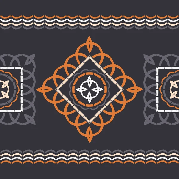 Etnik Boho Dikişsiz desen. Dantel. Kumaş üzerine nakış. Patchwork dokusu. Dokuma. Geleneksel süs. Kabile deseni. Halk motif. Duvar kağıdı, tekstil, sarma, Web için kullanılabilir. 