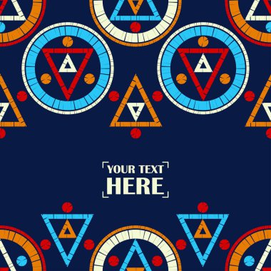Etnik Boho Dikişsiz desen. Dantel. Kumaş üzerine nakış. Patchwork dokusu. Dokuma. Geleneksel süs. Kabile deseni. Halk motif. Duvar kağıdı, tekstil, sarma, Web için kullanılabilir. 
