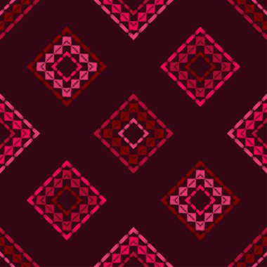 Etnik Boho Dikişsiz desen. Dantel. Kumaş üzerine nakış. Patchwork dokusu. Dokuma. Geleneksel süs. Kabile deseni. Halk motif. Duvar kağıdı, tekstil, sarma, Web için kullanılabilir. 