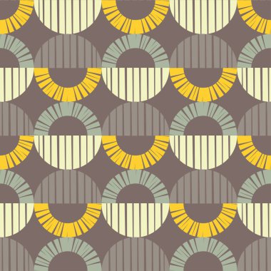 Polka noktalar Dikişsiz desen. Etnik figürlerin mozaiği. Desenli doku. Geometrik arka plan. Duvar kağıdı, tekstil, davet kartı, sarma, Web sayfası arka plan için kullanılabilir.