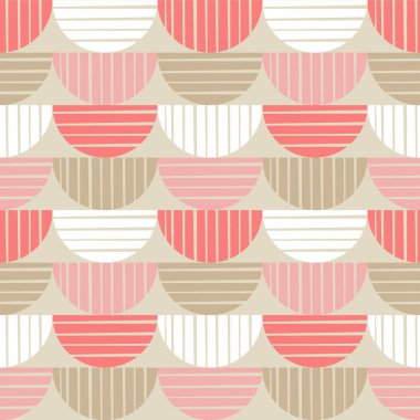 Polka noktalar Dikişsiz desen. Etnik figürlerin mozaiği. Desenli doku. Geometrik arka plan. Duvar kağıdı, tekstil, davet kartı, sarma, Web sayfası arka plan için kullanılabilir.