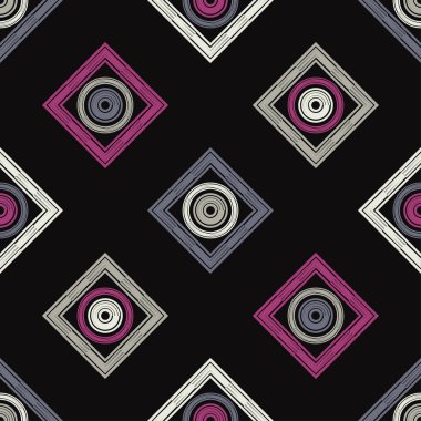 Trendy dikişsiz desen tasarımları. Desenli doku. Vektör geometrik arka plan. Duvar kağıdı, tekstil, davetiye kartı, sarma, web sayfası arka plan için kullanılabilir.