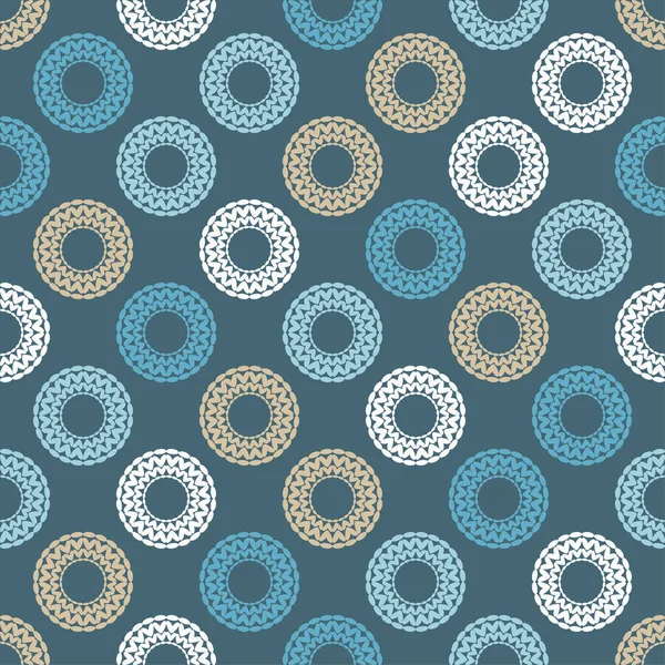 Motif Tricoté Sans Couture Pull Chaud Mosaïque Tricotée Peut Être — Image vectorielle