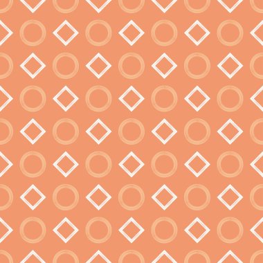 Daireler ve kareler. Moda olmayan model tasarımları. Desenli doku. Vektör geometrik arkaplan. Duvar kağıdı, tekstil, davetiye kartı, ambalaj, web sayfası arka planı için kullanılabilir.