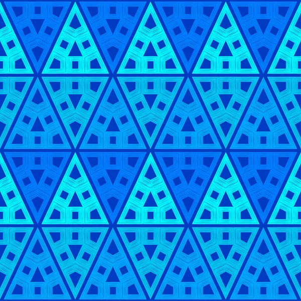 Треугольники Бесшовный Рисунок Этнического Бохо Кружево Вышивка Ткани Пэтчворк Текстуры — стоковый вектор