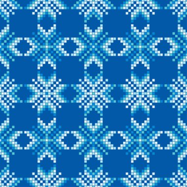 Kusursuz örgü deseni. Sıcak bir kazak. Web tasarımı veya yazdırma için vektör illüstrasyonu.