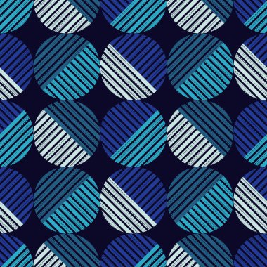 Çizgili geometrik şekillerin dizaynı. Kusursuz desen. Vektör arkaplanı. Web tasarımı veya yazdırma için vektör illüstrasyonu.