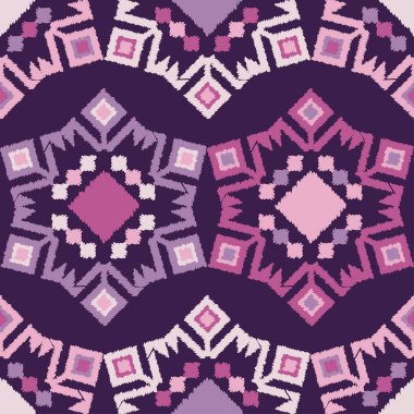 Kusursuz desen. Geometri. Elle kumandalı tasarım. Etnik boho süsü. Web tasarımı veya yazdırma için vektör illüstrasyonu.