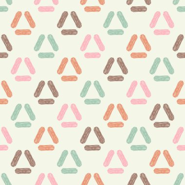 Kusursuz desen. Geometri. Elle kumandalı tasarım. Etnik boho süsü. Web tasarımı veya yazdırma için vektör illüstrasyonu.