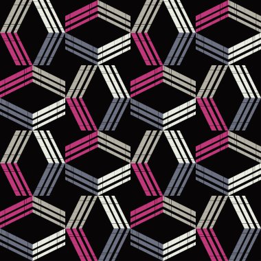 Kusursuz desen. Geometri. Elle kumandalı tasarım. Tekstil. Etnik boho süsü. Web tasarımı veya yazdırma için vektör illüstrasyonu.