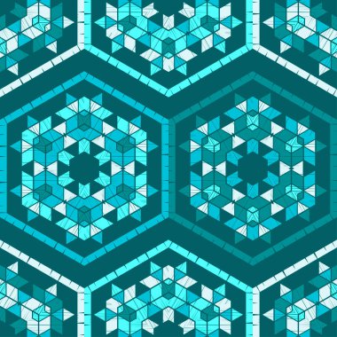 Altıgen. Kusursuz desen. Geometri. Elle kumandalı tasarım. Tekstil. Etnik boho süsü. Web tasarımı veya yazdırma için vektör illüstrasyonu.