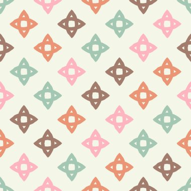 Afrika elementleri Kusursuz desen. Geometri. Elle kumandalı tasarım. Tekstil. Etnik boho süsü. Web tasarımı veya yazdırma için vektör illüstrasyonu.