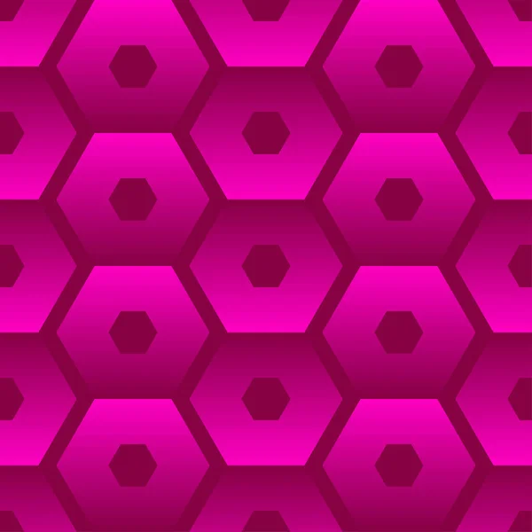 Diseños Patrones Sin Costura Moda Hexagones Con Gradientes Vibrantes Ilustración — Vector de stock