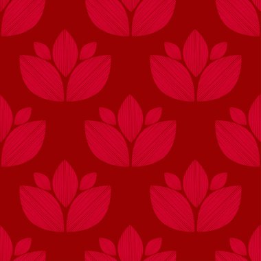 Dekoratif çiçekleri olan kusursuz bir arka plan. Elle kumandalı tasarım. Etnik boho süsü. Tekstil. Web tasarımı veya yazdırma için vektör illüstrasyonu.