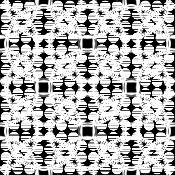 Tupfen Nahtloses Muster Mosaik Ethnischer Figuren Gemusterte Textur Geometrischer Hintergrund — Stockvektor