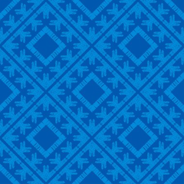 Geometrik şekilli mozaik. Geometri. Kusursuz desen. Elle kumandalı tasarım. Tekstil. Etnik boho süsü. Web tasarımı veya yazdırma için vektör illüstrasyonu. 