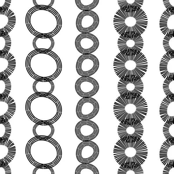 Abstrakt Klotter Memphis Sömlösa Bakgrund Geometriskt Mönster Tals Stil Design — Stock vektor