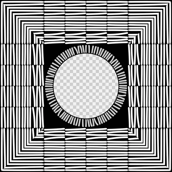 Открытка Абстрактный Дудл Геометрический Узор Стиле Годов Дизайн Ручным Штриховкой — стоковый вектор