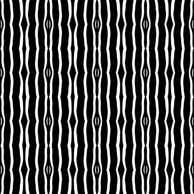 Zebra çizgili tasarım. Siyah ve beyaz. Etnik boho süsü. Kusursuz bir geçmişi var. Kabile motifi. Web tasarımı veya yazdırma için vektör illüstrasyonu.