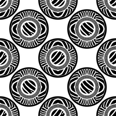 Zebra çizgili tasarım. Siyah ve beyaz. Etnik boho süsü. Kusursuz bir geçmişi var. Kabile motifi. Web tasarımı veya yazdırma için vektör illüstrasyonu.