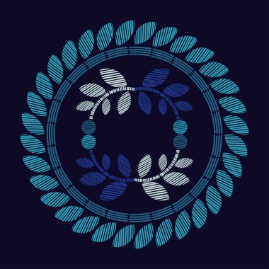 Dekoratif çiçekli desen. Elle kumandalı tasarım. Etnik boho süsü. Tekstil. Web tasarımı veya yazdırma için vektör illüstrasyonu