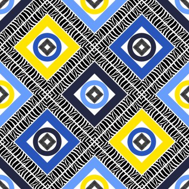 Zebra çizgili tasarım. Etnik boho süsü. Kusursuz bir geçmişi var. Kabile motifi. Web tasarımı veya yazdırma için vektör illüstrasyonu.