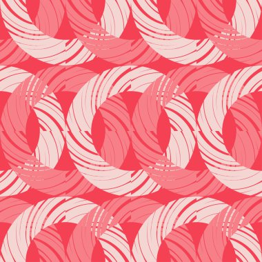 Puantiyeli noktalar kusursuz desen. Etnik figürler mozaiği. Desenli doku. Geometrik arkaplan. Web tasarımı veya yazdırma için vektör illüstrasyonu. 