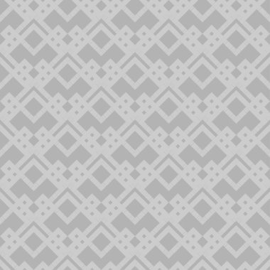 Geometrik şekilli mozaik. Kusursuz desen. Elle kumandalı tasarım. Tekstil. Etnik boho süsü. Web tasarımı veya yazdırma için vektör illüstrasyonu.