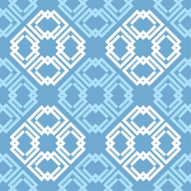 Geometrik şekilli mozaik. Kusursuz desen. Elle kumandalı tasarım. Tekstil. Etnik boho süsü. Web tasarımı veya yazdırma için vektör illüstrasyonu.